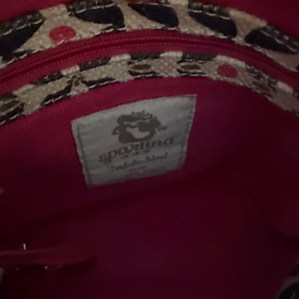 Spartina 449 Maritime Crossbody Purse Matching Wristlet Wallet Pink Navy - Picture 5 of 16